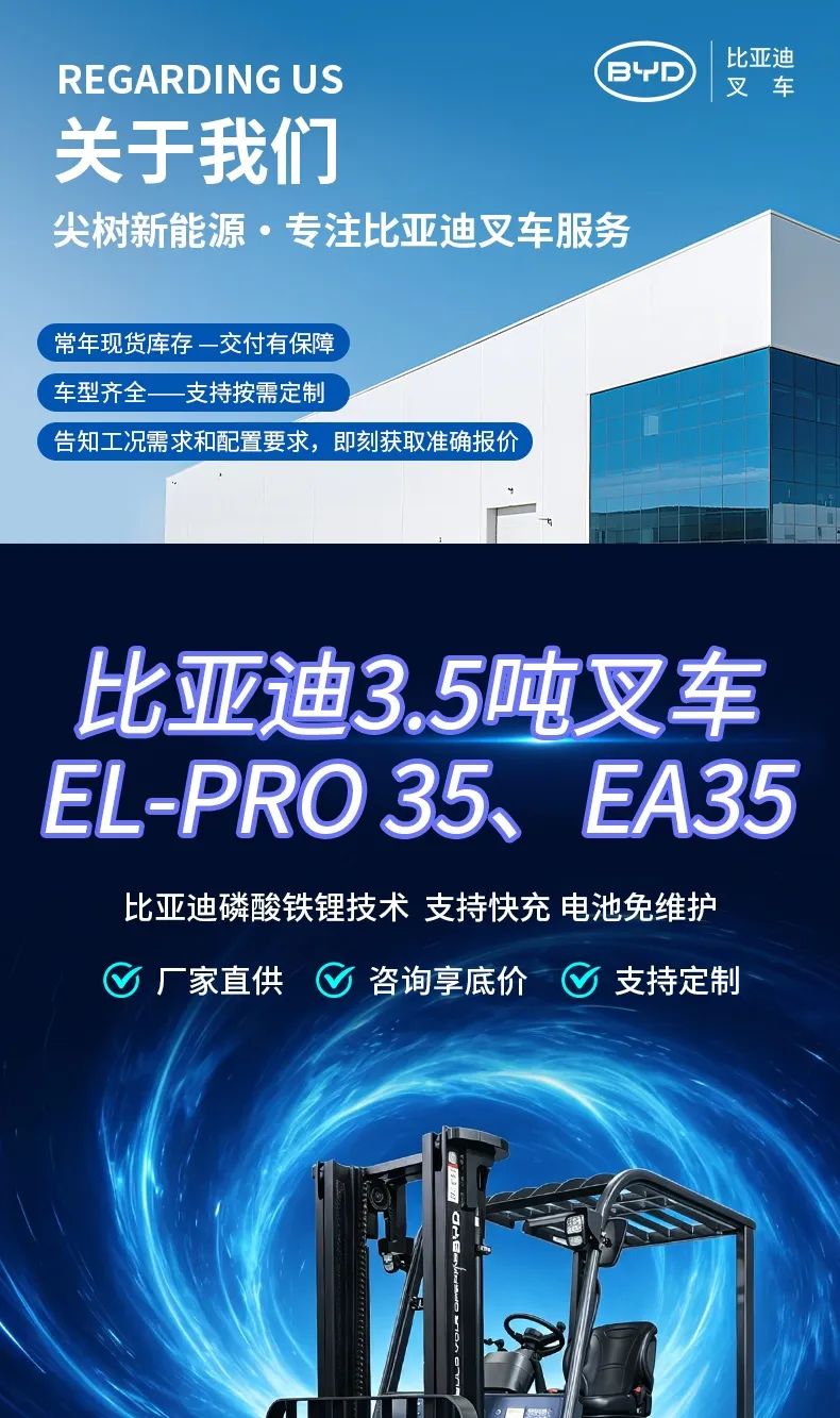 BYD carretilla elevadora eléctrica de 3,5 toneladas(Figura1)